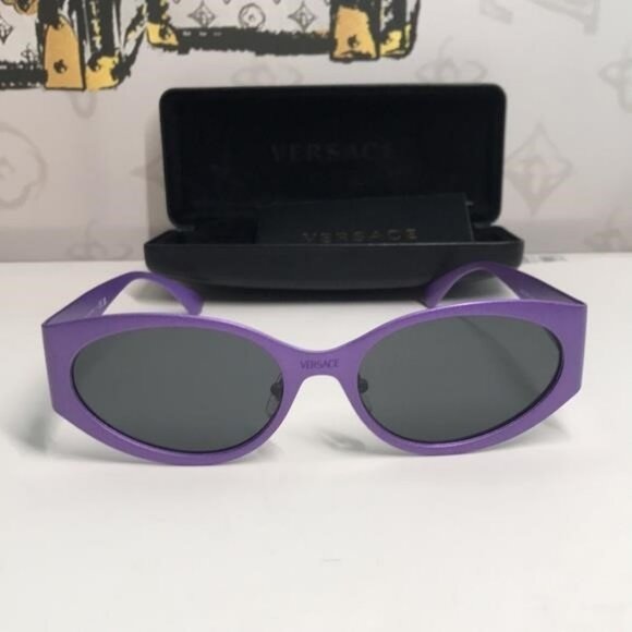 New Authentic Purple Cat-Eye Sunglasses VE2263 - Picture 7 of 12